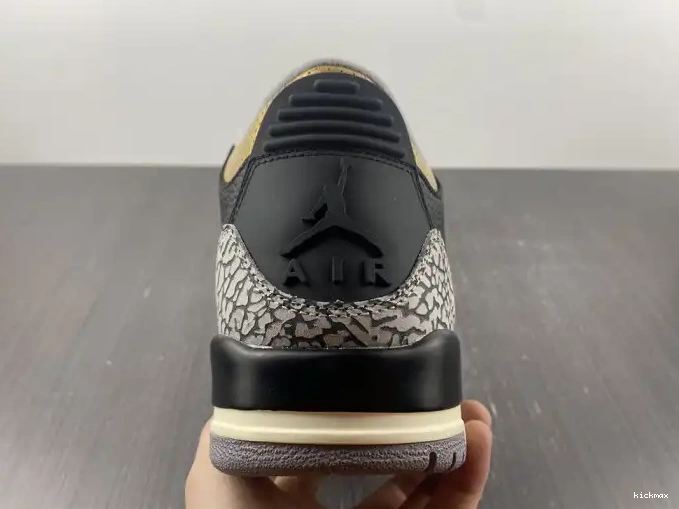 Cheap MAX 3 Jordan Black WMNS Air CK9246-067 Gold 0404